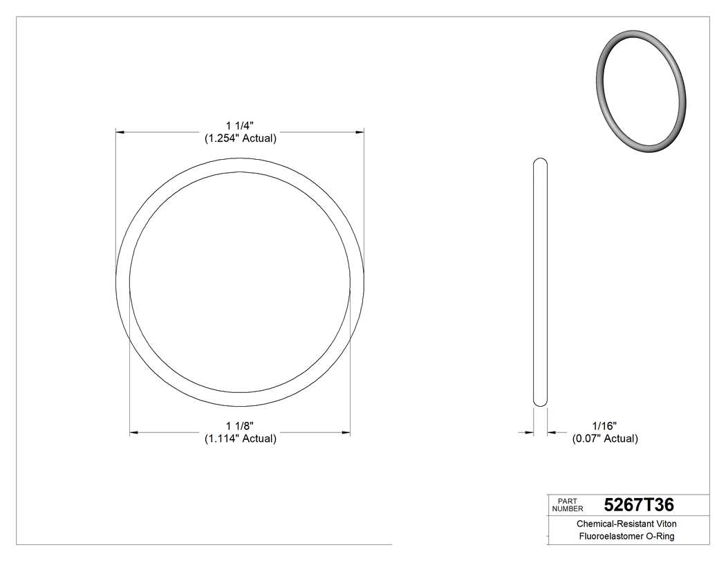 Technical drawing - 5267T36